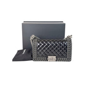 Chanel Leboy Black Calfskin Medium Bag
